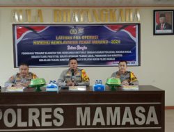 Polres Mamasa Gelar Lat Pra Ops Pekat Marano 2024