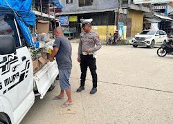 Satuan Lalu Lintas Polres Mamasa Gencarkan Patroli Jalan Kaki