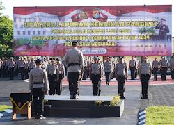Jadi Kado Istimewa Jelang Puncak Hari Bhayangkara, Kapolda Sulbar Pimpin Upacara Kenaikan Pangkat Ratusan Personel