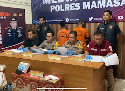 Polres Mamasa Gelar Press Release Hasil Operasi Pekat Marano Tahun 2024