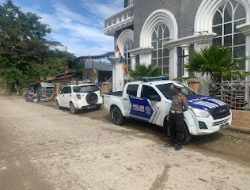 Satuan Lalu Lintas Polres Mamasa Laksanakn Patroli Ibadah Minggu Di Beberapa Gereja Yang Ada Di Kota Mamasa