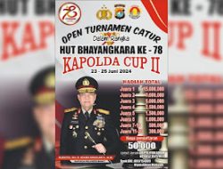 Kapolda Sulbar Buka Turnamen Catur Kapolda Cup 2024 dalam Rangka HUT Bhayangkara ke-78