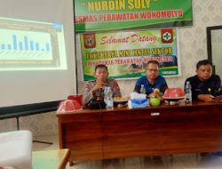 Kanit Binmas Polsek Wonomulyo Hadiri Pertemuan Lintas Sektoral UPTD Puskesmas Wonomulyo