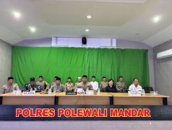 Hari Bhayangkara Ke-78 Polres Polman Ikuti Doa Bersama Lintas Agama Secara Virtual