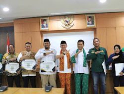 Pemkab Bekasi Serahkan Bantuan Keuangan Rp 5,7 Milyarder kepada 11 Partai Politik