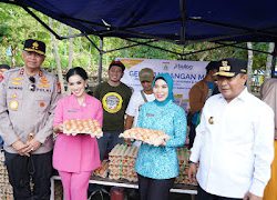 Gerakan Pangan Murah, Kapolda Sulbar Bersama PJ. Gubernur Sasar Masyarakat Karampuang
