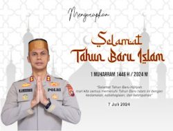 Kapolres Mamasa dan Jajaran Sampaikan Selamat Tahun Baru Islam 1 Muharram 1446 H