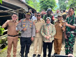 Kapolres Polman Hadiri Kunjungan Kerja Menteri Sosial Dan Penyaluran Bantuan Sosial