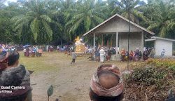 Pelayanan Prima, Bhabinkamtibmas Polsek Pasangkayu Berperan Aktif dalam Pengamanan Upacara Ngaben di Martajaya