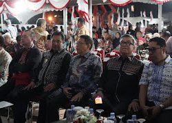 Kapolda Sulbar Hadiri Malam Resepsi Kenegaraan di Anjungan Pantai Manakarra Mamuju