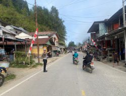 Pergelaran Ambang Gangguan  Pagi Sat Lantas Polres Mamasa