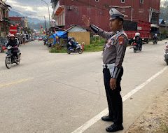 Sat Lantas Polres Mamasa Gelar Pengaturan Lalu Lintas Pagi Hari