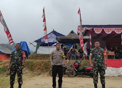 Polsek Sumarorong Amankan Rangkaian Kegiatan HUT RI ke-79 di Kecamatan Messawa