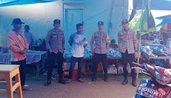 Giat Polsek Tabulahan Melaksanakan Pengamanan Dan Pengaturan Arus Lalin Di Pasar Tradisional Lakahan