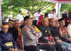 Kapolda Hadiri Kick Off Rangkaian Kegiatan Launching Logo Meriahkan Hari Jadi ke-20 Sulbar