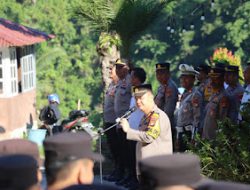 Dihadiri Forkopimda, Polres Mamasa Gelar Pembukaan Latpra Ops Mantap Praja Marano 2024 di Aula Matana II