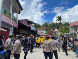 Polres Mamasa Laksanakan Pengamanan Pendaftaran Paslon Welem Sambolangi – H. Sudirman