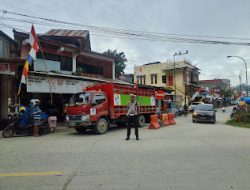 Pergelaran Ambang Gangguan Pagi Sat Lantas Polres Mamasa di Wilayah Hukum Polres Mamasa