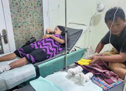 Satu Unit Rumah Terbakar di Mamuju, Istri dan Anak Kena Luka