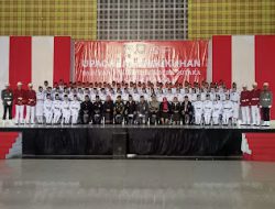 Wakili Kapolres Polman, Kabag SDM Hadiri Acara Pengukuhan Paskibraka Kabupaten Polman Tahun 2024