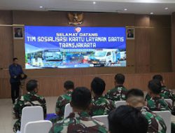 Direktur Operasional dan Keselamatan PT. Transportasi Jakarta Sosialisasikan Layanan Transportasi Publik di Koops Udara I