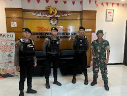 Jelang Pilkada, Personel Sat Samapta Polres Gowa Gencar Lakukan Patroli ke KPU dan Bawaslu