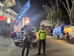 Patroli Blue Light Satlantas Polres Mamasa Jaga Keamanan dan Ketertiban