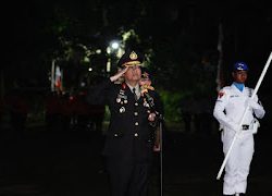 Kapolda Sulbar Pimpin Upacara Kehormatan Renungan Suci di TMP, Semarakkan HUT RI ke-79