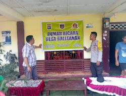 Sambangi Warga, Bhabinkamtibmas Polsek Aralle Ajak Jaga Kamtibmas