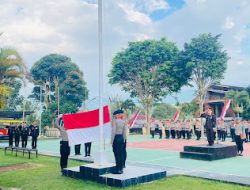 Peringati HUT Ke 79 RI Polres Mamasa Gelar Upacara Bendera