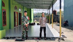 Bhabinkamtibmas Polsek Tabulahan Pengamanan Sholat Jumat di Wilayah Hukum Polsek Tabulahan