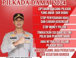 Kapolres Mamasa Imbau Masyarakat Ciptakan Pilkada Damai Serentak 2024 di Kabupaten Mamasa