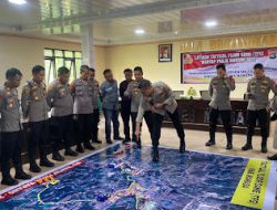 Polres Mamasa Gelar Tactical Floor Game untuk Persiapan Pilkada 2024 di Kab. Mamasa