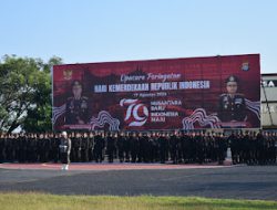 Wakapolda Sulbar Pimpin Upacara Hari Kemerdekaan, Semangat Wujudkan Nusantara Baru Indonesia Maju