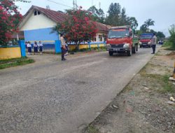 Polsek Sumarorong Laksanakan Pengaturan Lalu Lintas di Wilayah Keramaian