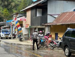 Satlantas Polres Mamasa Tindak Pelanggar Lalu Lintas di Jembatan Osango