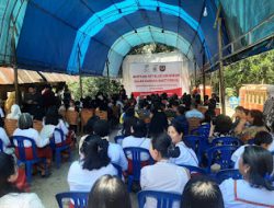 Polres Mamasa Berikan Pengamanan Bantuan Instalasi Air Bersih dalam Rangka Bakti Sosial oleh Kementerian Sosial RI di Kab. Mamasa