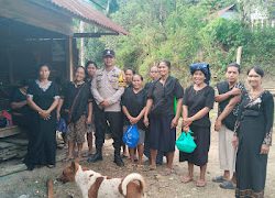 Bhabinkamtibmas Polsek Pana laksanakan Sambang di Desa Binaan