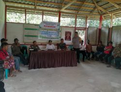 Polsek Pana Laksanakan Gelar Sosialisasi dan Himbauan Kamtibmas Jelang Pilkada 2024 di Desa Bakadisura