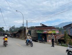 Sat Lantas Polres Mamasa Laksanakan Pergelaran Ambang Gangguan Pagi untuk Dukung Kelancaran Lalu Lintas dalam Rangka Pilkada