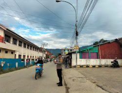 Polsek Mamasa Laksanakn Giat Pergelaran Pasukan Ambang Gangguan Pagi di Wilayah Hukum Polsek Mamasa
