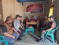 Bhabinkamtibmas Polsek Tabulahan Laksanakan Pengamanan Rapat Pleno Terbuka Rekapitulasi DPSHP Pemilihan Serentak 2024