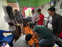 Personel Unit Sat Reskrim Polres Mamasa, Datangi Langsung TKP Orang Meninggal Dunia di Desa Bubun Batu, Kec. Mamasa