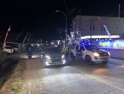 Satuan Lalu Lintas Polres Mamasa Laksanakan Patroli Blue Light sebagai bagian dari pengamanan menjelang Pilkada 2024.