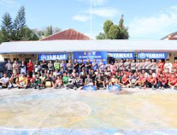 Lomba Lari Sambil Pikul Beras 5 Kg Warnai Rangkaian Peringatan HUT Lalu Lintas ke-69 Di Majene