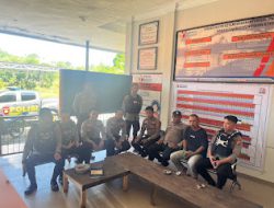 Patroli Dialogis, Satgas Preventif Polres Pasangkayu Pastikan Keamanan Kantor Bawaslu