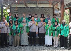 Deklarasi Pemilu Damai Kapolres Pasangkayu Dan Mahasiswa Kabupaten Pasangkayu