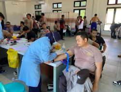 Pastikan Kondisi Prima Menghadapi Pilkada, Polres Pasangkayu Periksa Kesehatan Seluruh Personilnya