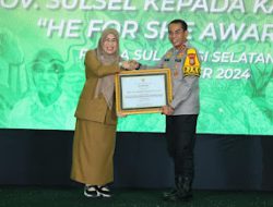 Berkomitmen  Memajukan Polwan, Kapolda Sulsel Dapat Penghargaan “Gender Champion”