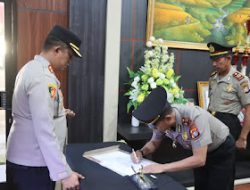 Kapolres Pimpin Sertijab Kepala Bagian Perencanaan Polres Pasangkayu
